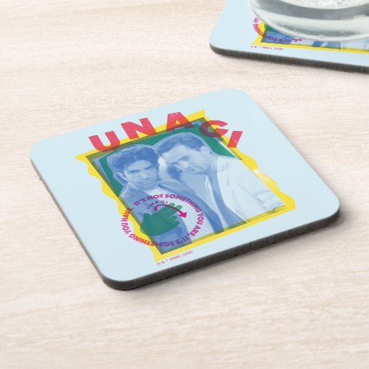 FRIENDS™ | Ross & Chandler - Unagi Getränkeuntersetzer (Linke Seite)