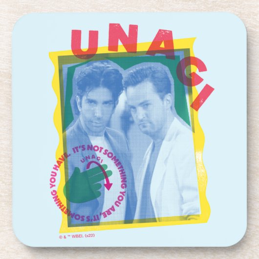 FRIENDS™ | Ross & Chandler - Unagi Getränkeuntersetzer (Vorderseite)