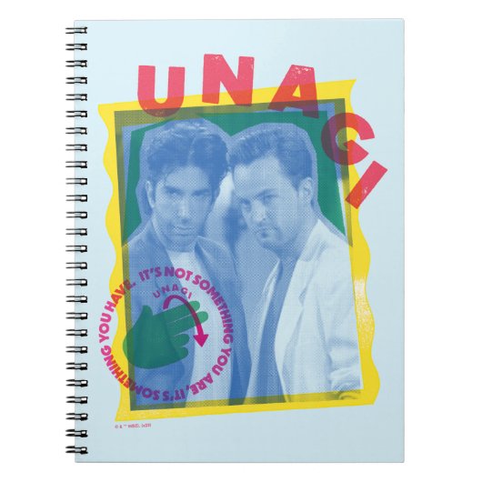FRIENDS™ | Ross & Chandler - Unagi Notizblock (Vorderseite)