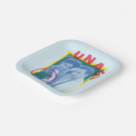 FRIENDS™ | Ross & Chandler - Unagi Pappteller (Gewinkelt)