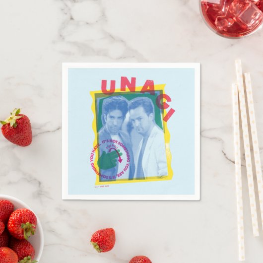 FRIENDS™ | Ross & Chandler - Unagi Serviette (Beispiel)