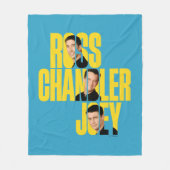 FRIENDS™ | Ross, Chandler und Joey Fleecedecke (Vorderseite)