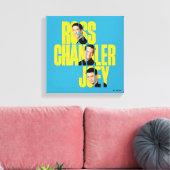 FRIENDS™ | Ross, Chandler und Joey Leinwanddruck (Insitu (Wohnzimmer))