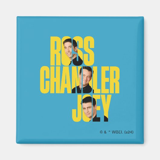 FRIENDS™ | Ross, Chandler und Joey Magnet (Vorne)