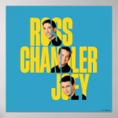 FRIENDS™ | Ross, Chandler und Joey Poster (Vorne)