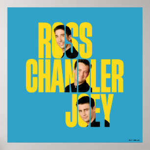 FRIENDS™ Ross, Chandler und Joey Poster