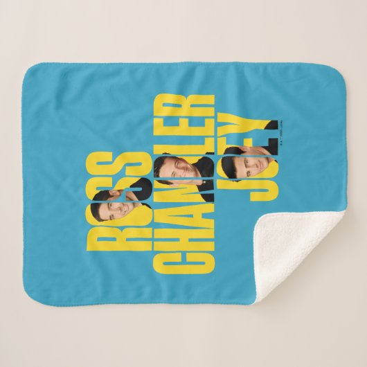 FRIENDS™ | Ross, Chandler und Joey Sherpadecke (Vorderseite (Horizontal))