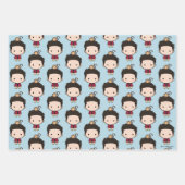 FRIENDS™ | Ross Chibi Geschenkpapier Set (Vorderseite)