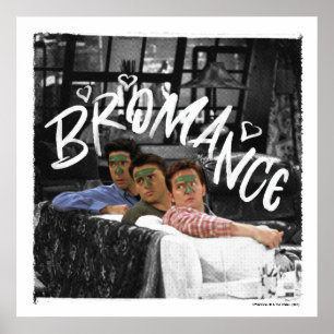 FRIENDS™ Ross, Joey und Chandler Bromance Poster