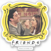 FRIENDS™ | Ross macht Rachel's Makeup Aufkleber (Vorderseite)