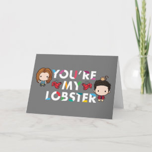 FRIENDS™   Ross & Rachel  Hummer Chibi Karte