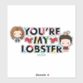 FRIENDS™ | Ross & Rachel Lobster Chibi Aufkleber (Blatt)