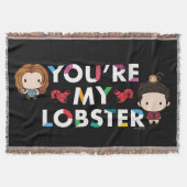 FRIENDS™ | Ross & Rachel Lobster Chibi Decke (Vorderseite)