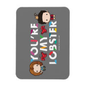 FRIENDS™ | Ross & Rachel Lobster Chibi Magnet (Vertikal)