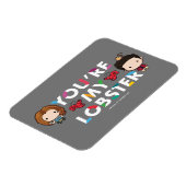 FRIENDS™ | Ross & Rachel Lobster Chibi Magnet (Linke Seite)