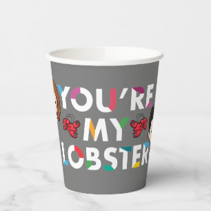 FRIENDS™ Ross & Rachel Lobster Chibi Pappbecher