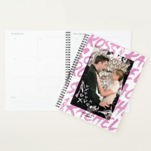 FRIENDS™ Ross und Rachel kritzelten Herzen Planer