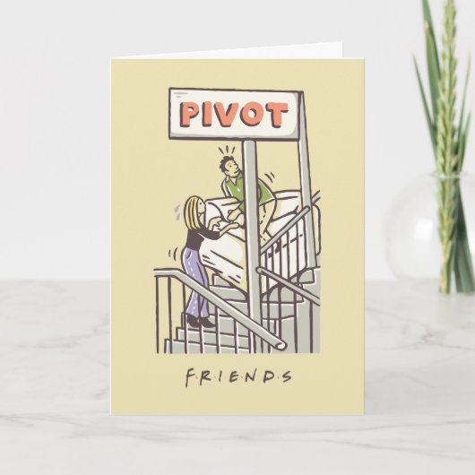 FRIENDS™ | Ross und Rachel PIVOT Karte (Vorderseite)