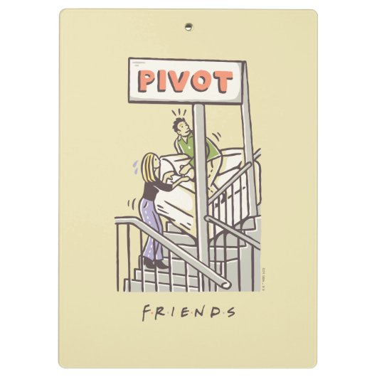 FRIENDS™ | Ross und Rachel PIVOT Klemmbrett (Rückseite)