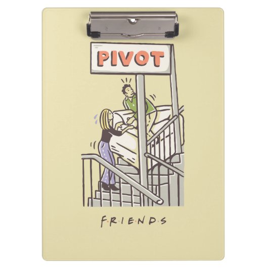 FRIENDS™ | Ross und Rachel PIVOT Klemmbrett (Vorderseite)