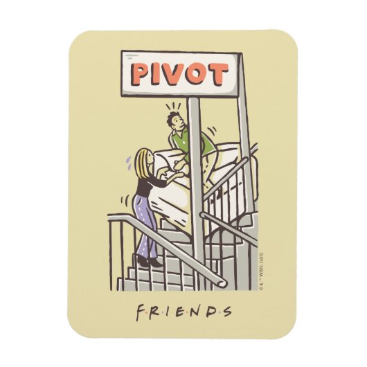 FRIENDS™ | Ross und Rachel PIVOT Magnet (Vertikal)