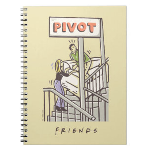 FRIENDS™   Ross und Rachel PIVOT Notizblock