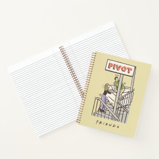 FRIENDS™ | Ross und Rachel PIVOT Notizblock (Innenseite)
