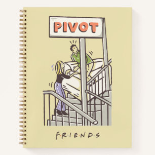 FRIENDS™   Ross und Rachel PIVOT Notizblock