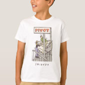 FRIENDS™ | Ross und Rachel PIVOT T-Shirt (Vorderseite)