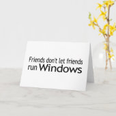 Friends Run Windows Karte (Gelbe Blume)