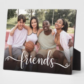 Friends Script Foto Plaque Fotoplatte (Seite)