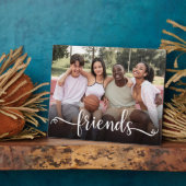 Friends Script Foto Plaque Fotoplatte (Seite)