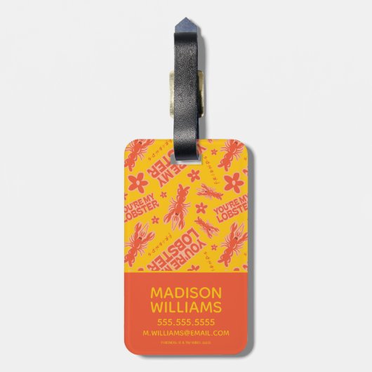 FRIENDS™ | Sie sind mein Hummer-Muster Gepäckanhänger (Rückseite vertikal)