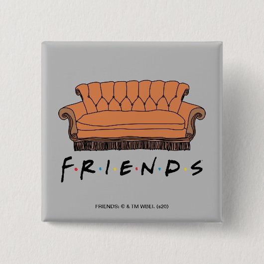 FRIENDS™ Sofa Button (Vorderseite)