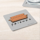 FRIENDS™ Sofa Rechteckiger Pappuntersetzer (angewinkelt)