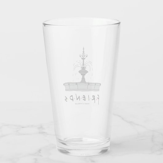 FRIENDS™-Springbrunnen Glas (Rückseite)