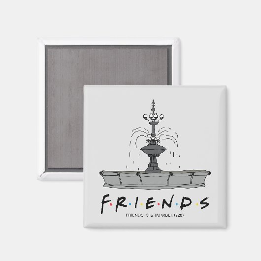 FRIENDS™-Springbrunnen Magnet (Vorderseite/Rückseite)