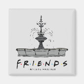 FRIENDS™-Springbrunnen Magnet (Vorne)