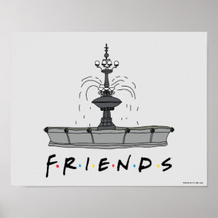 FRIENDS™-Springbrunnen Poster