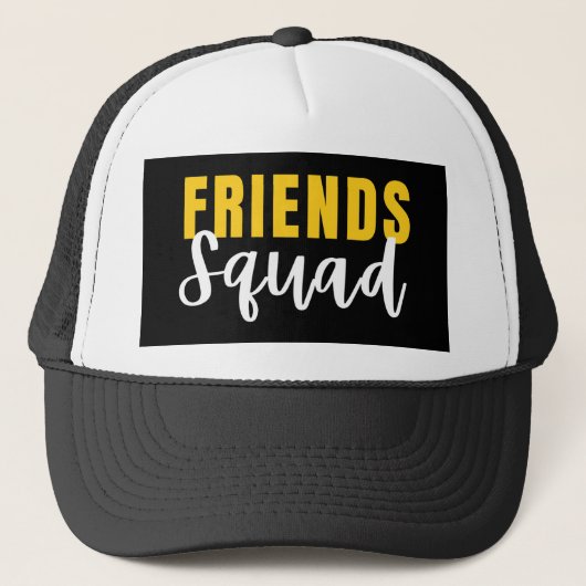 Friends Squad Truckerkappe (Vorderseite)