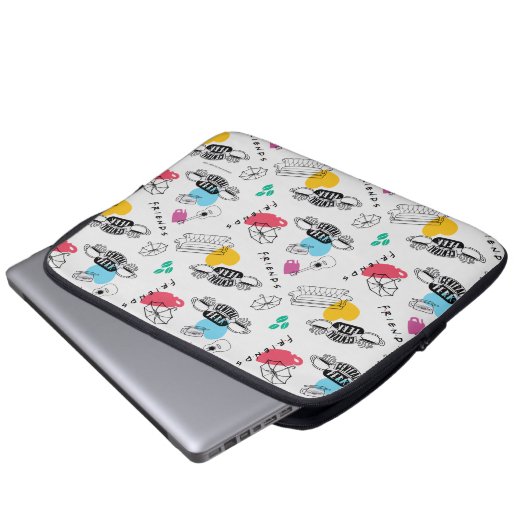 FRIENDS™ | Symbol Muster Laptopschutzhülle (Vorne Knopf)