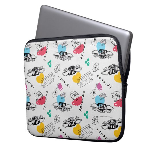 FRIENDS™ | Symbol Muster Laptopschutzhülle (Vorderseite Links)