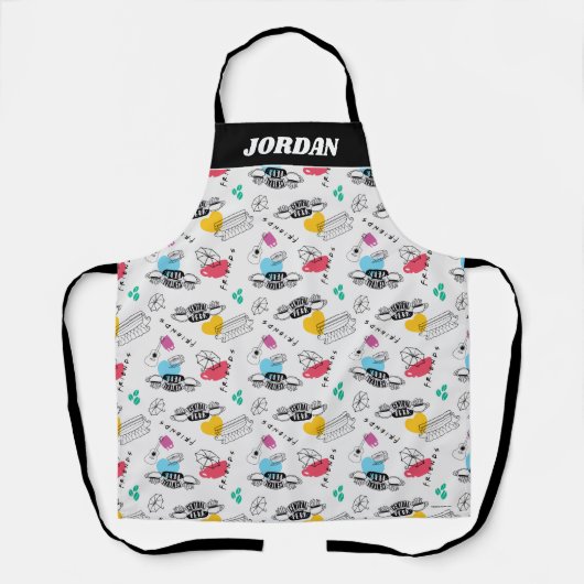 FRIENDS™ | Symbol Muster Schürze (Vorderseite)