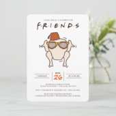 FRIENDS T.V. Serie | Friendsgiving Party Invitati Einladung (Stehend Vorderseite)