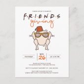Friends T.V. Series Friendsgiving Party Invitation Postkarte (Vorderseite)