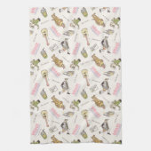 FRIENDS™ Tan Cartoon Muster Geschirrtuch (Vertikal)