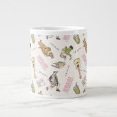 FRIENDS™ Tan Cartoon Muster Jumbo-Tasse (Vorderseite)