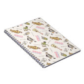 FRIENDS™ Tan Cartoon Muster Notizblock (Rechte Seite)