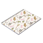 FRIENDS™ Tan Cartoon Muster Notizblock (Linke Seite)