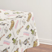 FRIENDS™ Tan Cartoon Muster Tischdecke (Beispiel)